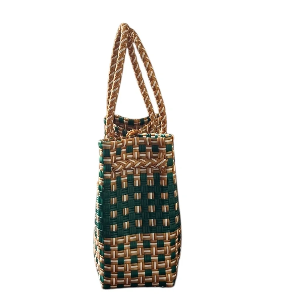 New Bold‎ Handwoven Recycled Small Tote Bag
